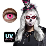 Lentilles de Contact UV Rose Fluo Blacklight