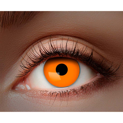 Lentilles de Contact UV Flash Orange Fluo - Effet Blacklight