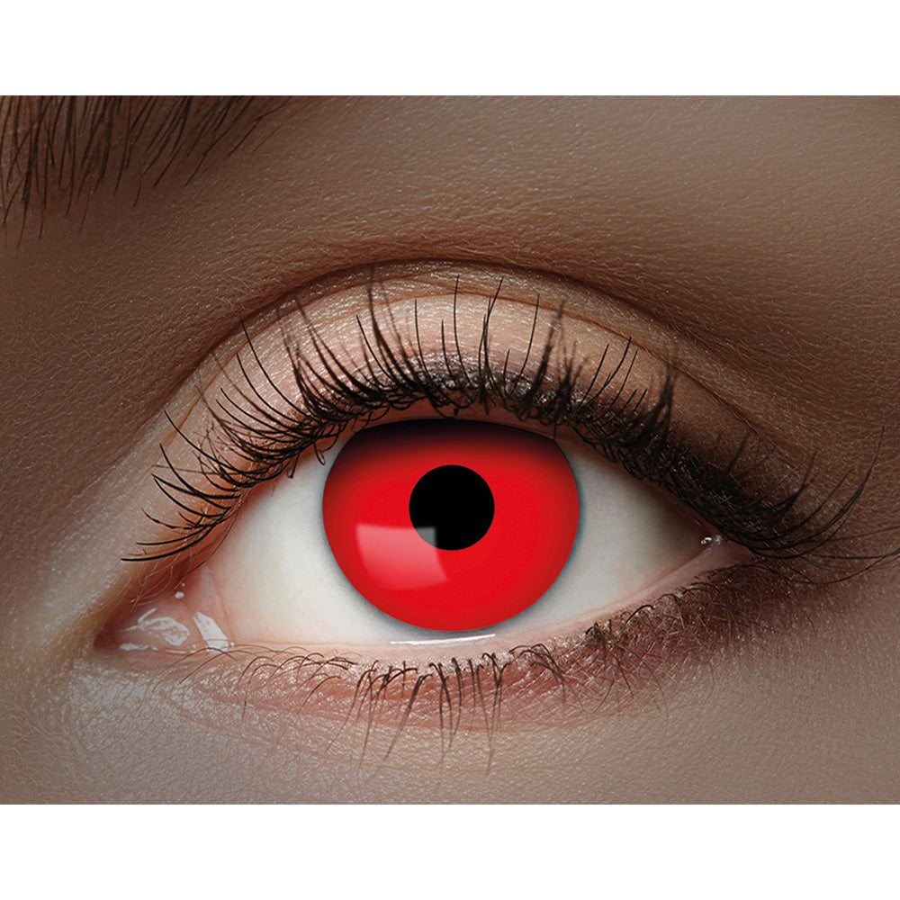 Lentilles de Contact UV Blacklight Rouge et Jaune - Duo Flash