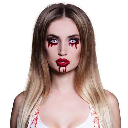 Lentilles de Contact Vampire Sang - Effet Halloween Terrifiant