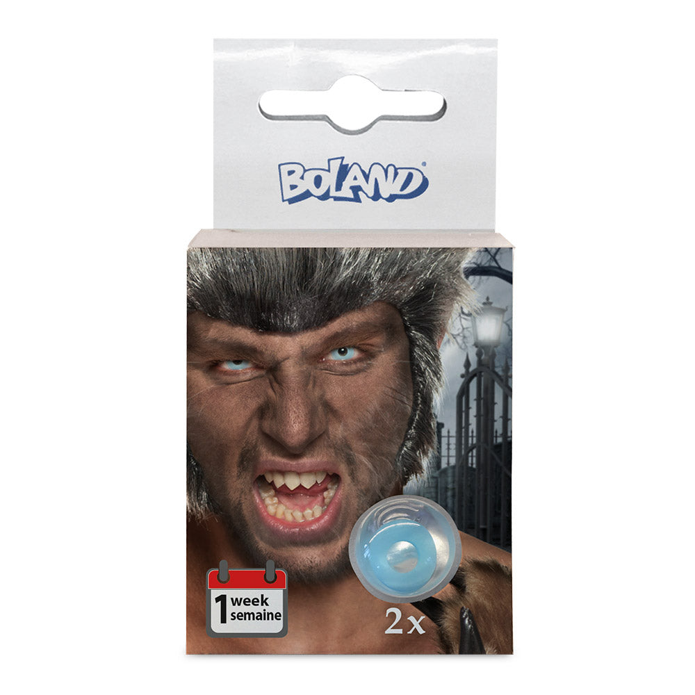 Lentilles de Contact Bleu Loup-Garou - Effet Yeux Surnaturels