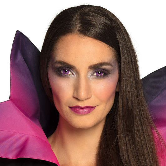 Lentilles de Contact Violet Fluo - Regard Intense Halloween