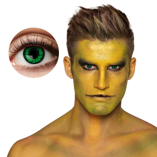 Lentilles de Contact Verts Intenses - Effet Yeux Surnaturels