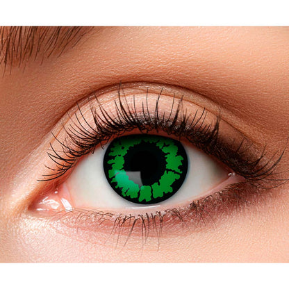 Lentilles de Contact Verts Intenses - Effet Yeux Surnaturels