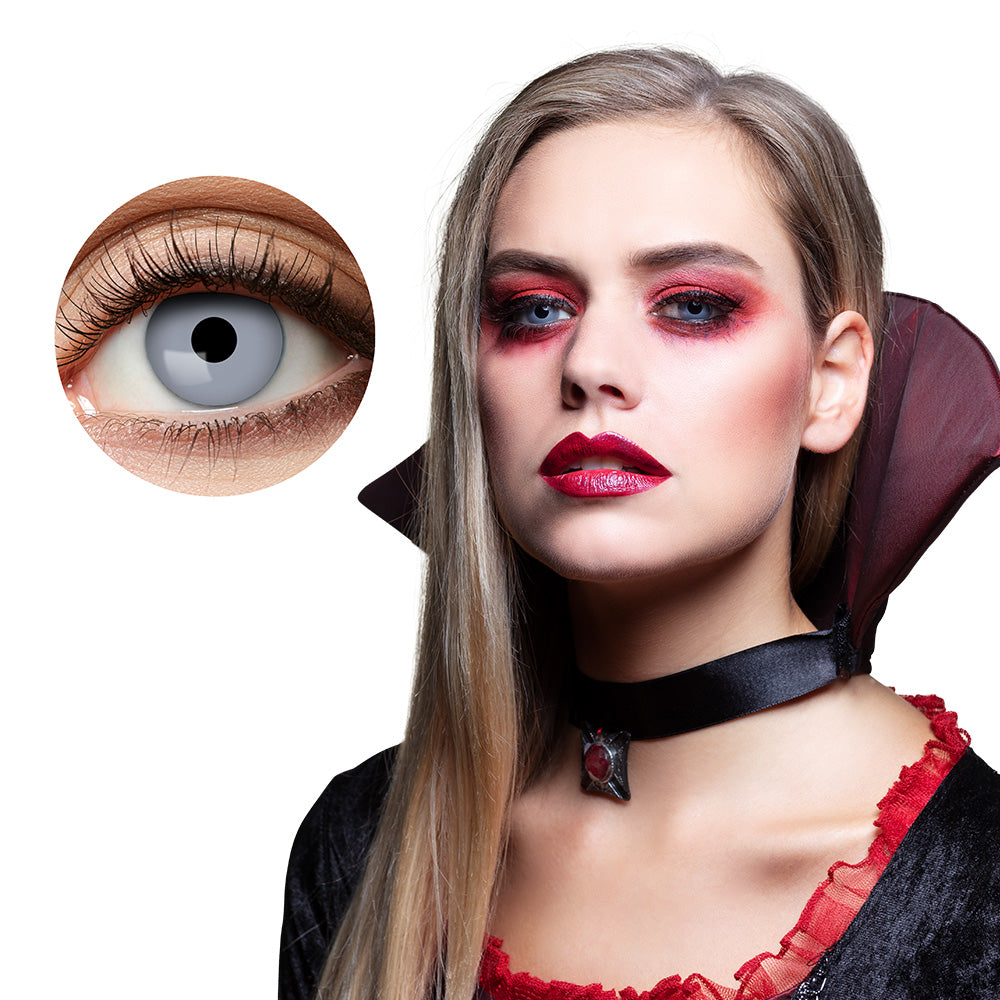 Lentilles de Contact Gris Vampire - 1 Semaine