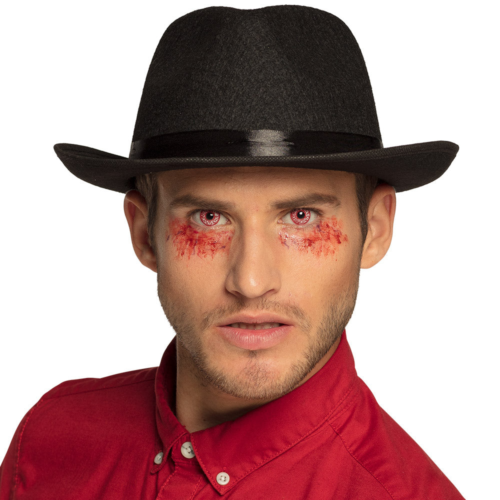 Lentilles de Contact Rouges Vampire - Déguisement Halloween