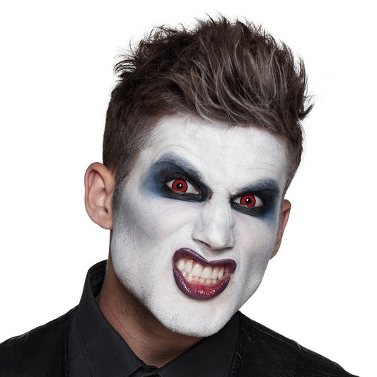 Lentilles de Contact Rouges Vampire - Yeux Rouges Intenses 1 Semaine