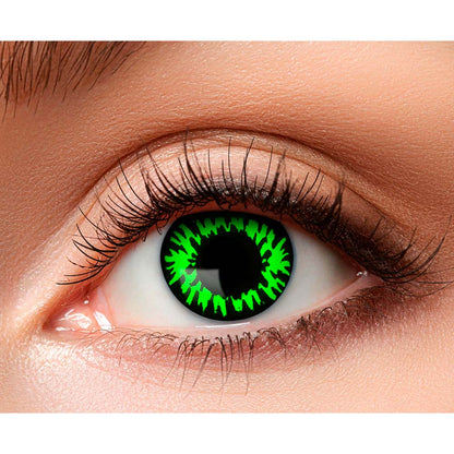 Lentilles de Contact Vertes Chat Fantastique - 1 Semaine