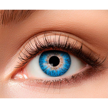 Lentilles de Contact Bleu Ciel - Effet Hypnotisant 1 Semaine