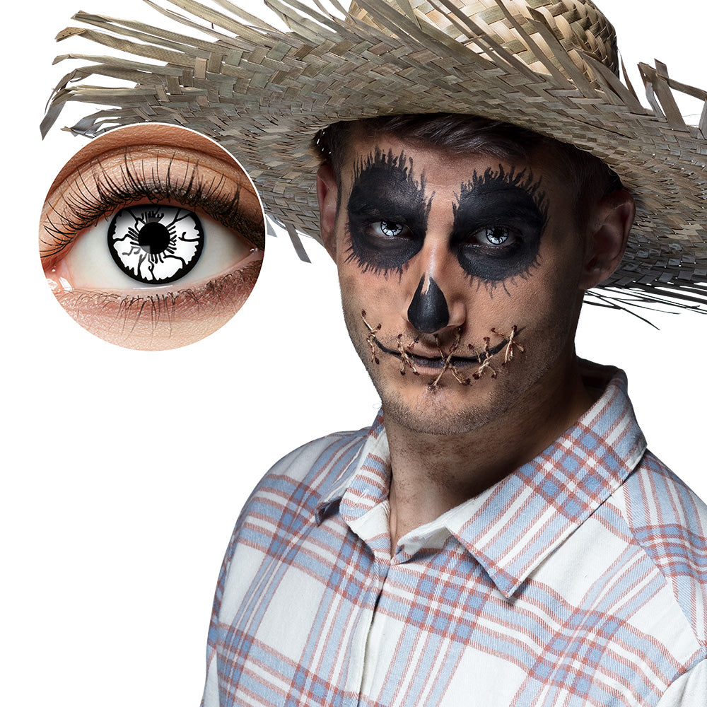 Lentilles de Contact Scarecrow Halloween - Effets Terrifiants