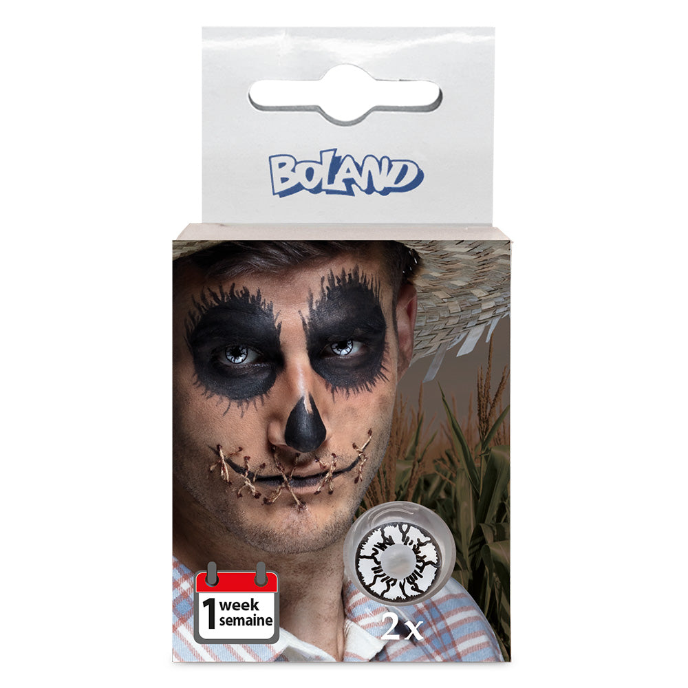 Lentilles de Contact Scarecrow Halloween - Effets Terrifiants