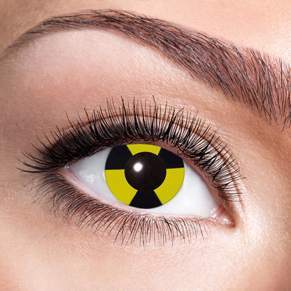 Lentilles Oeil de Reptile Jaune - Contact Costume Halloween