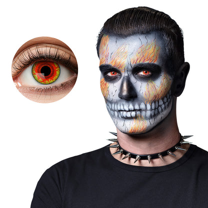 Lentilles de Contact Feu Infernal - Effet Yeux Flamboyants