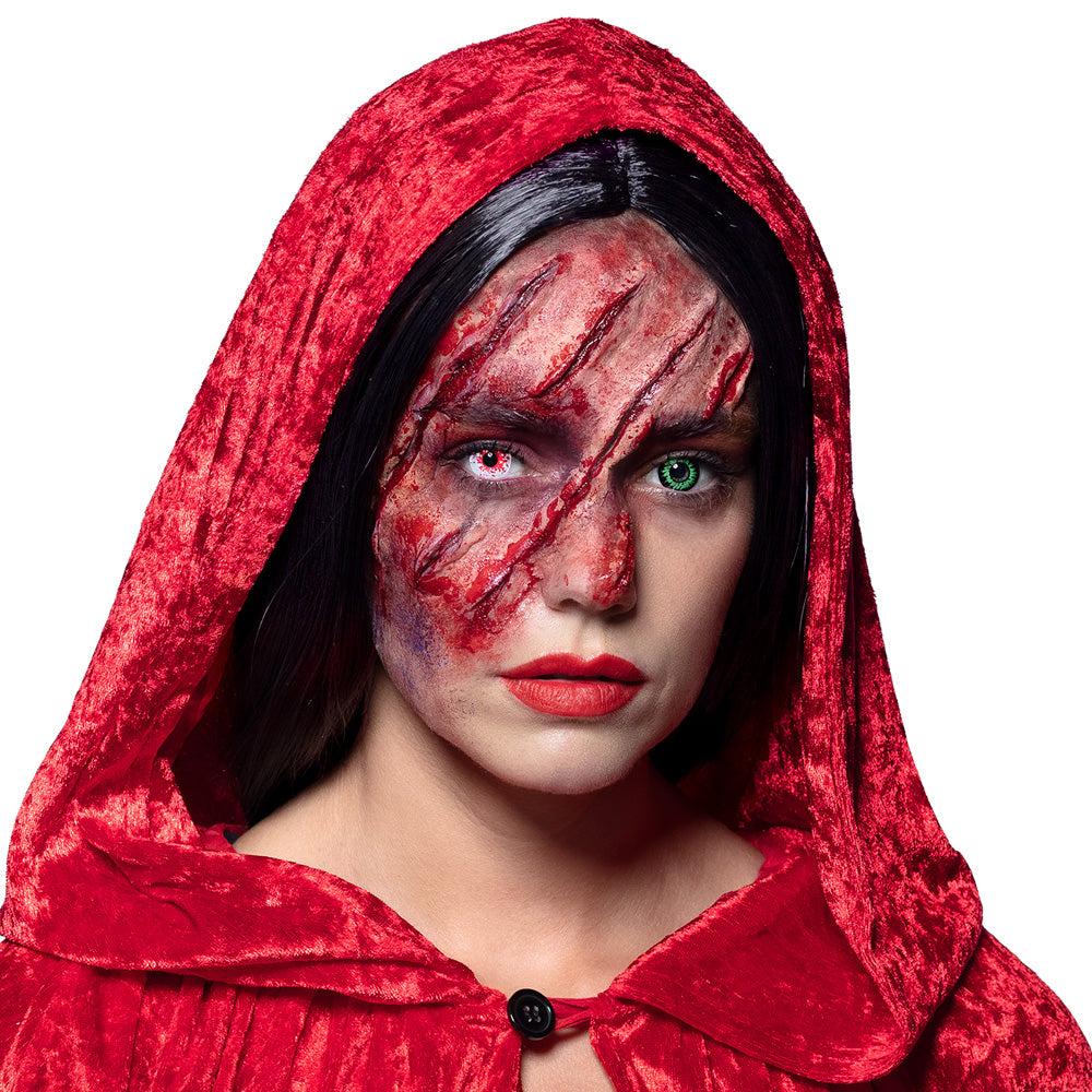 Lentilles de Contact Duo Halloween - Yeux Rouge et Vert