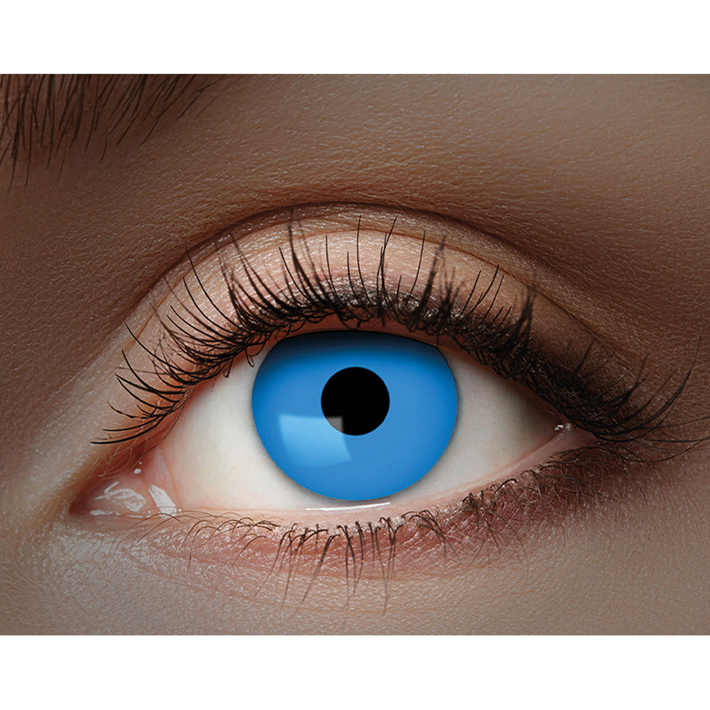 Lentilles de Contact UV Duo Flash Assorties Orange et Bleu