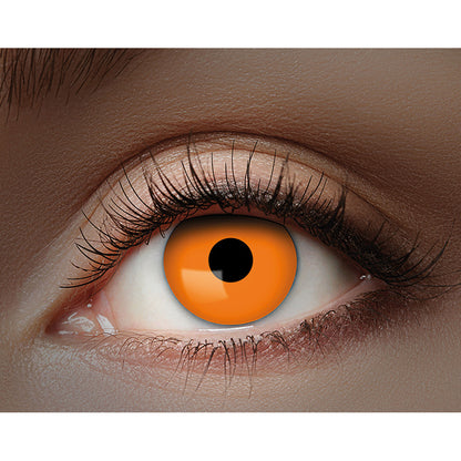 Lentilles de Contact UV Duo Flash Assorties Orange et Bleu