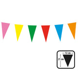 Guirlande Fanions Triangulaires Colorés - 6 Drapeaux Rainbow