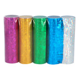 Ruban Adhésif Holographique Multicolore - 5 Rouleaux Brillants