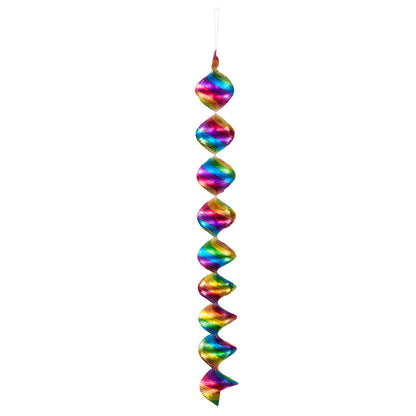 Spirale Arc-en-ciel Holographique - Décoration Suspendue Iridescente