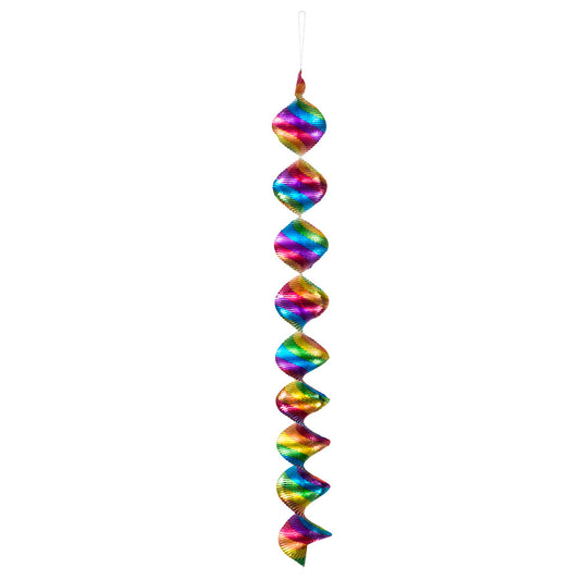 Spirale Arc-en-ciel Holographique - Décoration Suspendue Iridescente