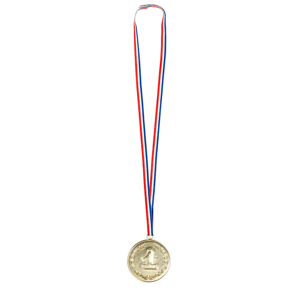 Médaille de 1er Place Dorée avec Ruban Tricolore - Accessoire