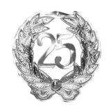 Chiffre 25 Anniversaire Argenté - Décoration Fête Élégante