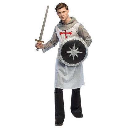 Épée et Bouclier Chevalier Médiéval 65cm - Accessoires Guerrier