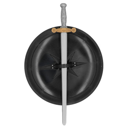 Épée et Bouclier Chevalier Médiéval 65cm - Accessoires Guerrier
