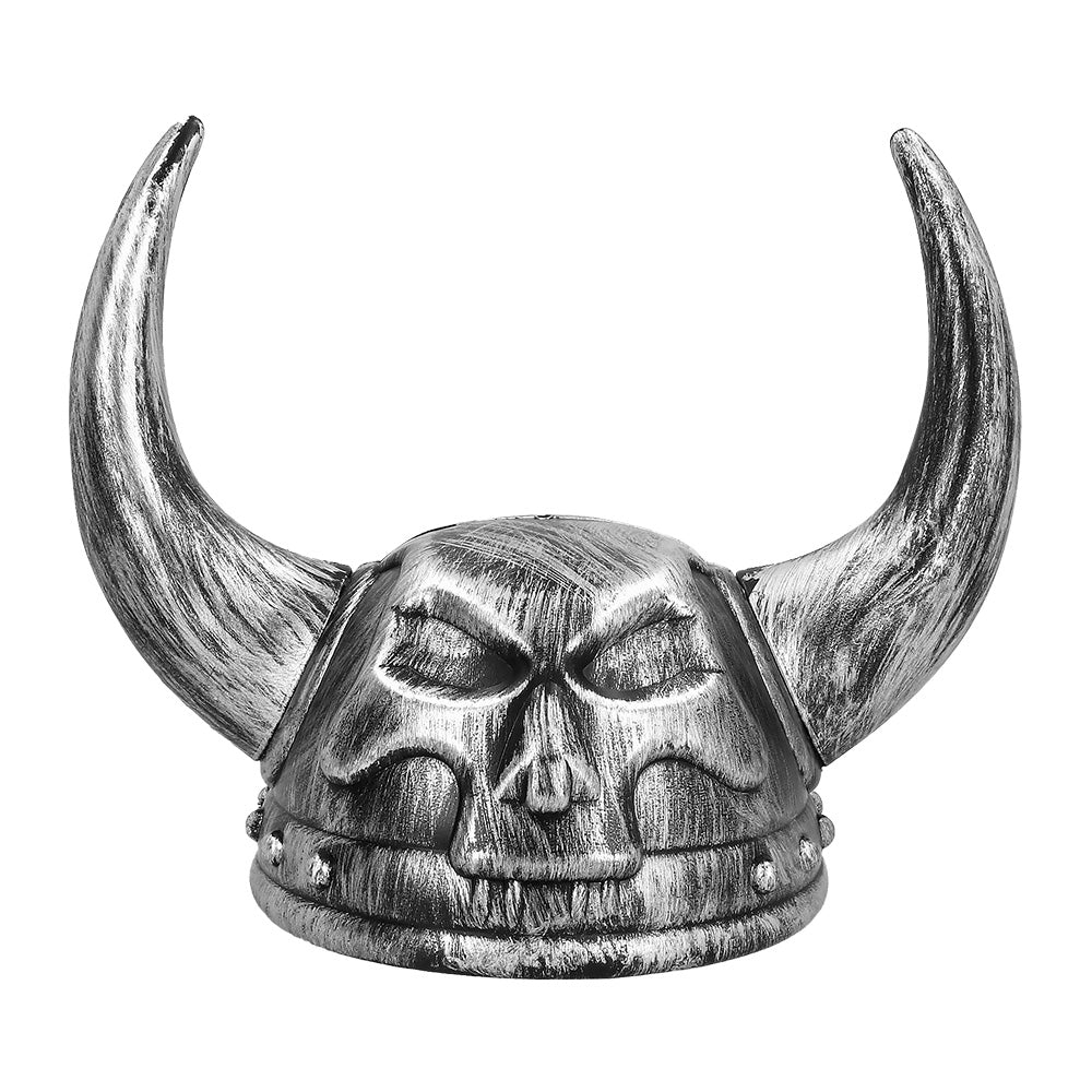 Casque Viking Crâne Cornes - Déguisement Adulte Médiéval