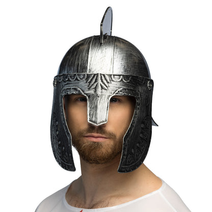 Casque Guerrier Viking Médiéval - Accessoire Déguisement Adulte