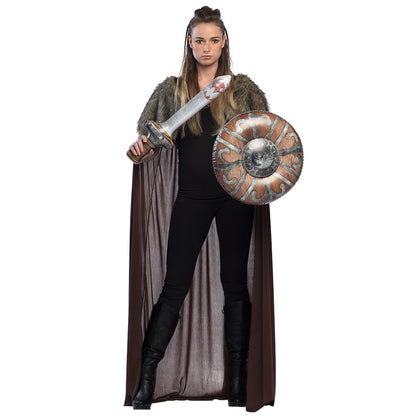 Ensemble Guerrier Viking avec Épée, Bouclier et Cape