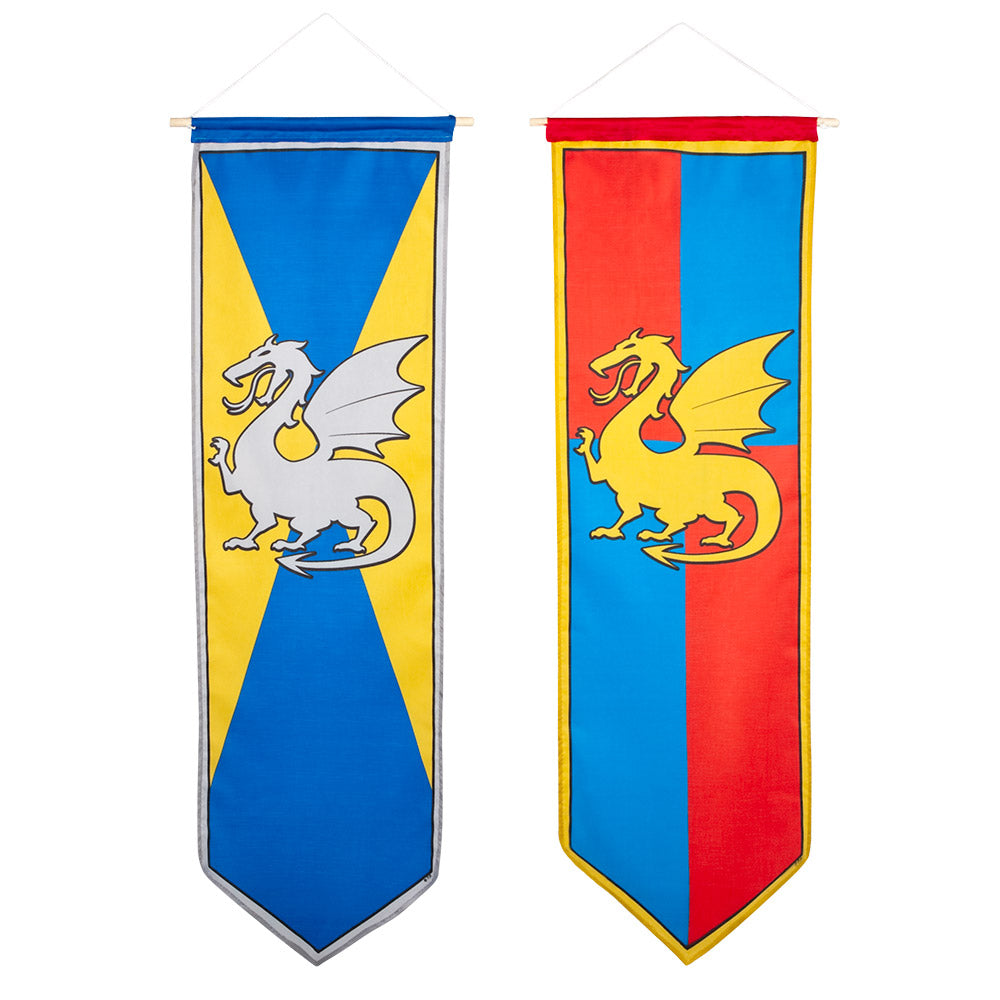 Bannière Dragon Médiéval - Décoration Château et Fête