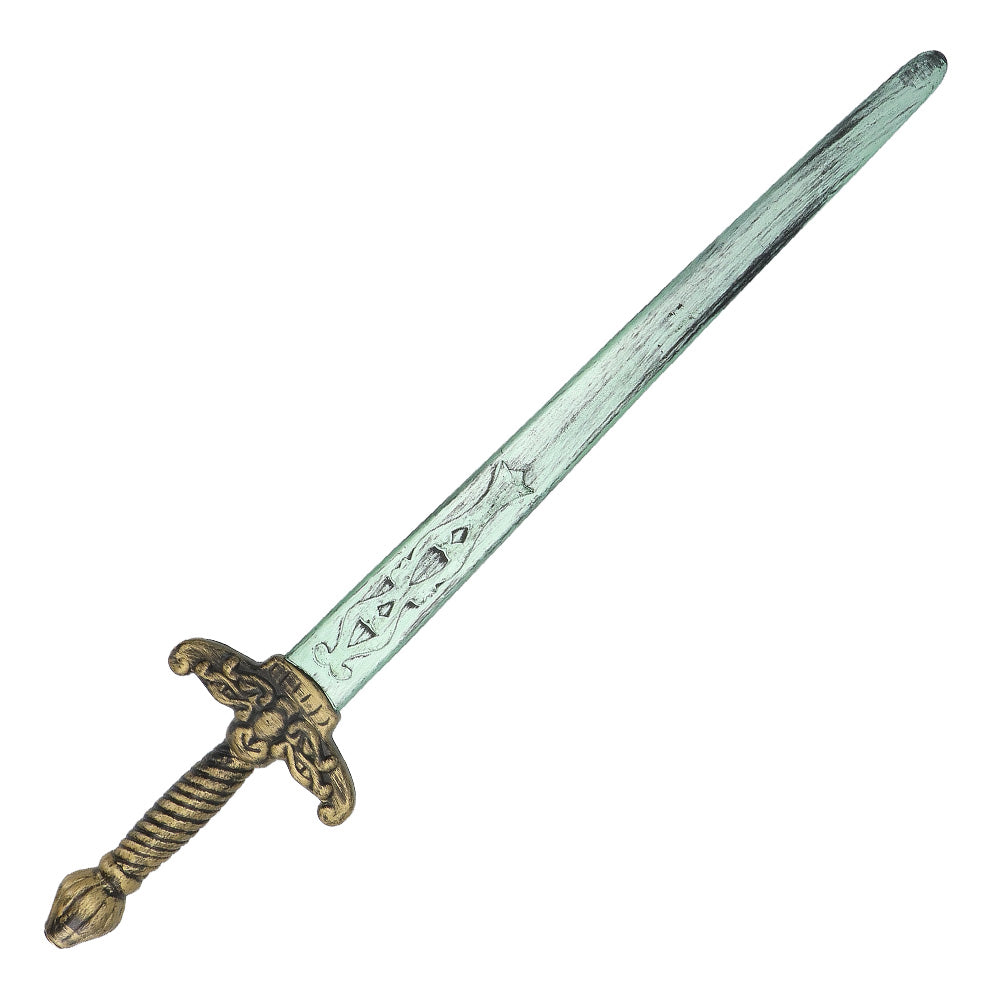 Épée Guerrier Médiéval Verte - Accessoire Chevalier Adulte