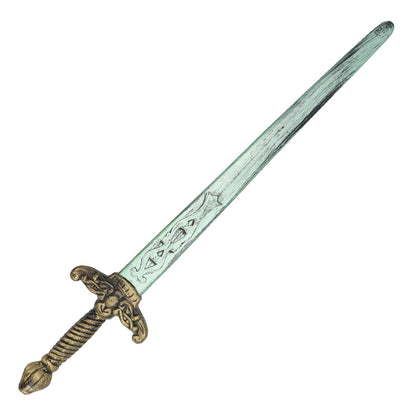 Épée Guerrier Médiéval Verte - Accessoire Chevalier Adulte