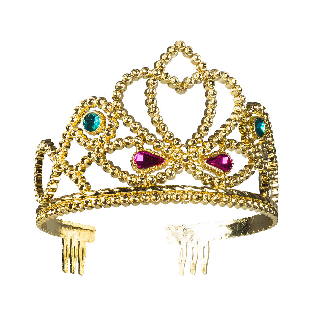 Couronnes de Princesse Dorées - 6 Modèles Assortis pour Enfants