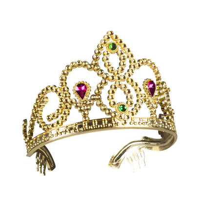 Couronnes de Princesse Dorées - 6 Modèles Assortis pour Enfants