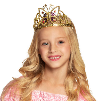 Couronnes de Princesse Dorées - 6 Modèles Assortis pour Enfants