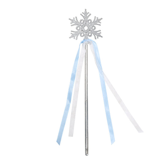 Déguisement Reine des Neiges avec Tiare et Baguette Magique