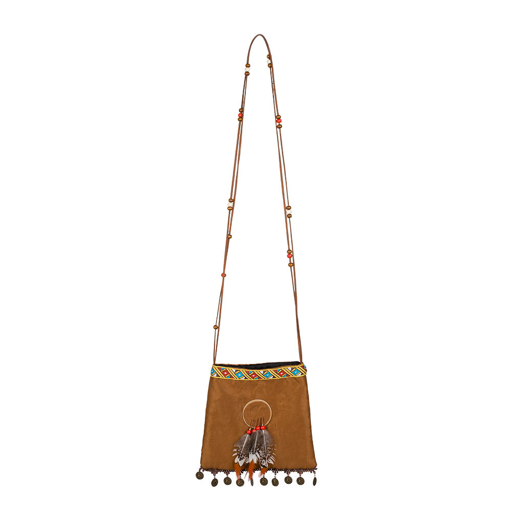 Déguisement Amérindienne avec Sac à Franges - Enfant