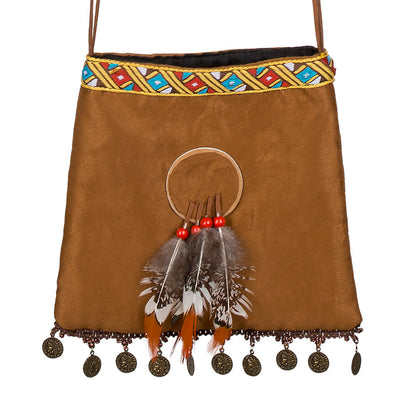 Déguisement Amérindienne avec Sac à Franges - Enfant