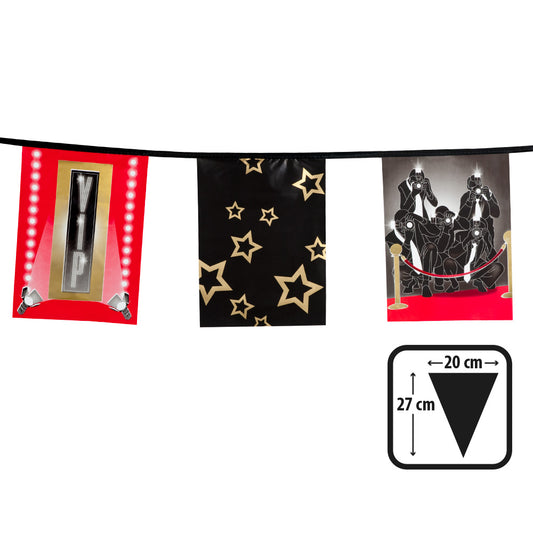 Guirlande Hollywood Paparazzi - Déco Soirée Glamour 3,60m
