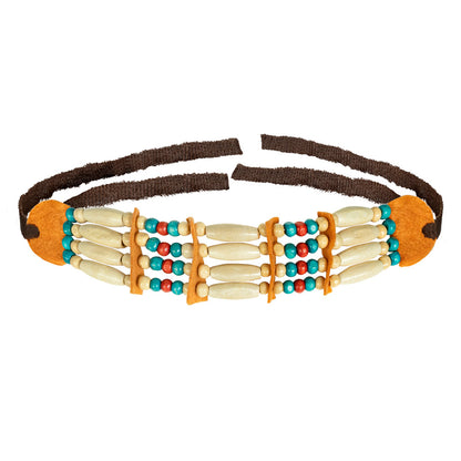 Ensemble Déguisement Indienne Femme - Accessoires Plumes et Perles