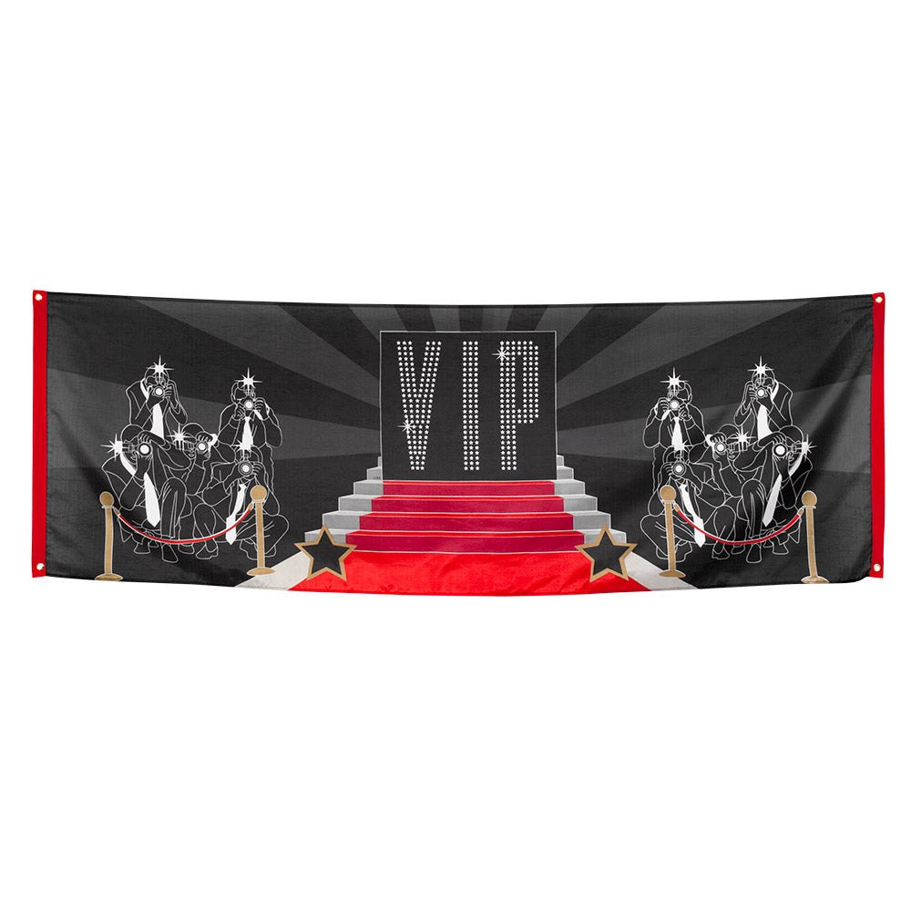 Bannière VIP Hollywood - Décoration Tapis Rouge Événement