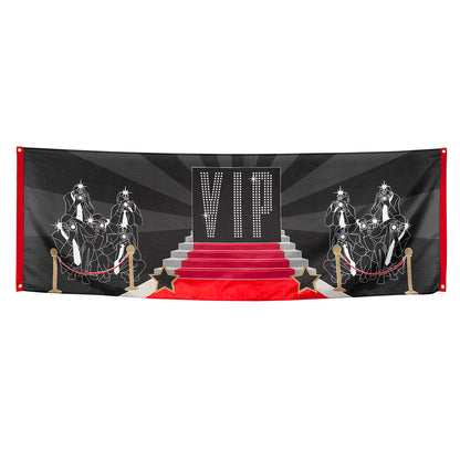 Bannière VIP Hollywood - Décoration Tapis Rouge Événement