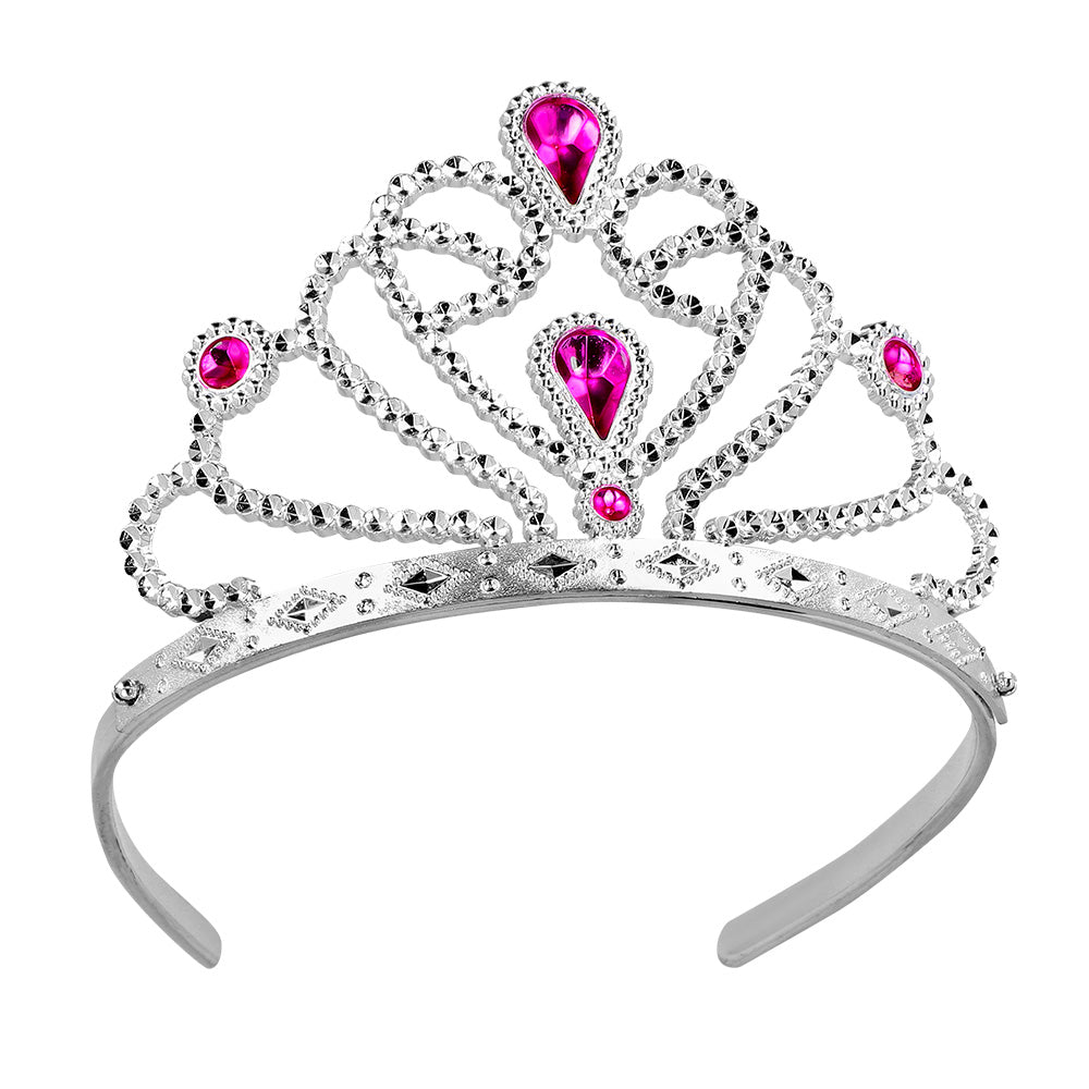 Tiare Princesse Strass avec Baguette Magique - Costume Enfant