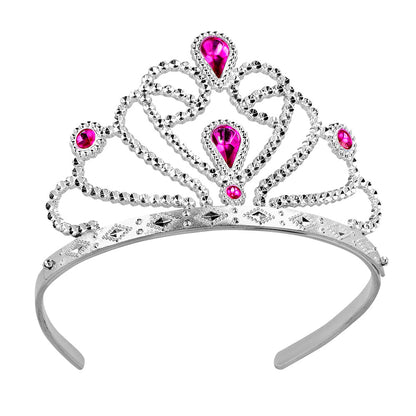 Tiare Princesse Strass avec Baguette Magique - Costume Enfant
