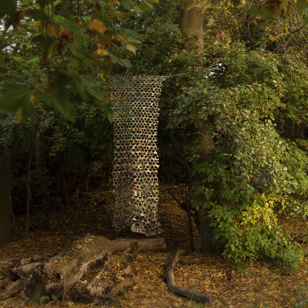 Filet de Camouflage Woodland - Décoration Extérieur Militaire