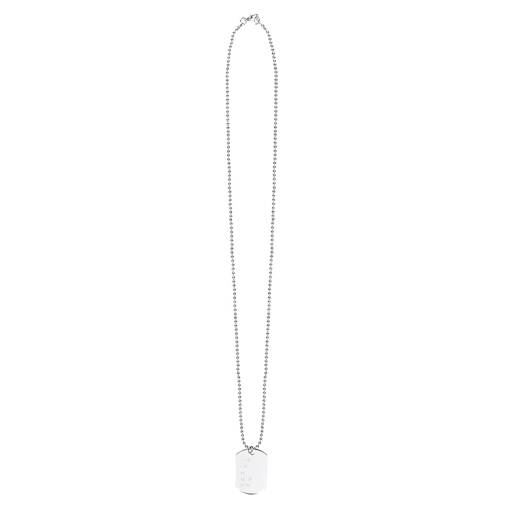 Collier Plaque Militaire Gravée Personnalisable - Accessoire