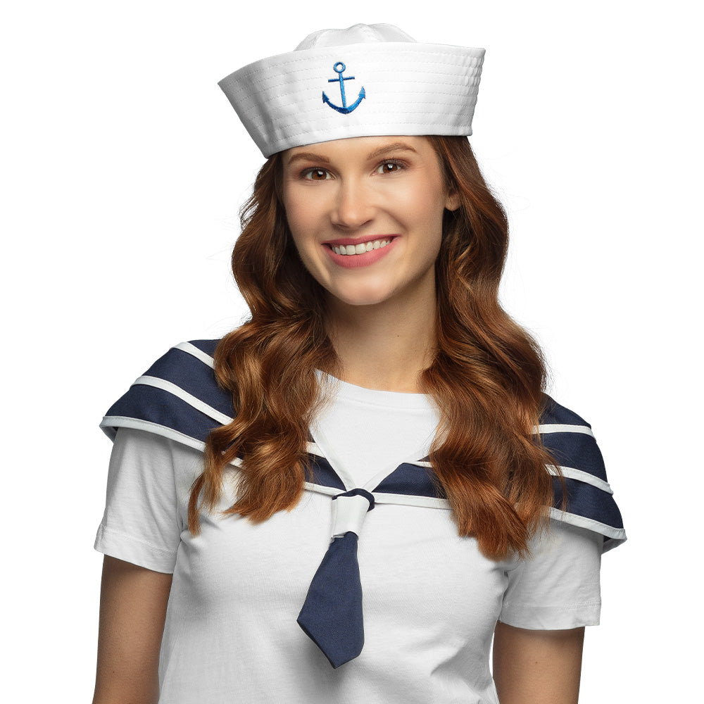 Déguisement Marin Complet - Chapeau, Cape et Cravate