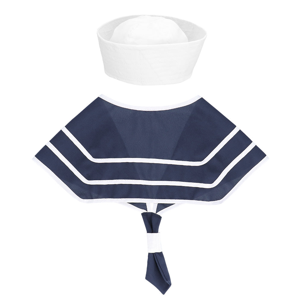 Déguisement Marin Complet - Chapeau, Cape et Cravate
